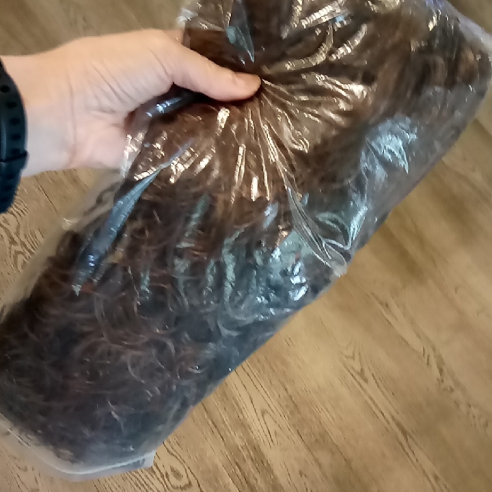 NEW Brown Curly Hair Wig
